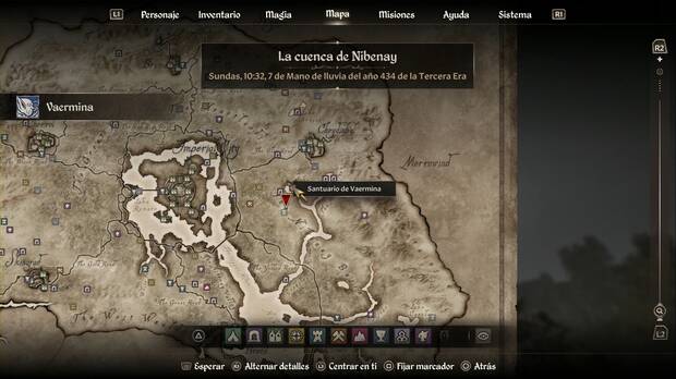 The Elder Scrolls IV: Oblivion Remastered - Vaermina, ubicación del Santuario de Vaermina