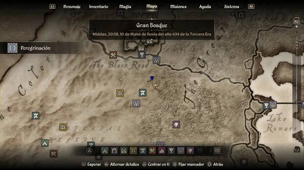 The Elder Scrolls IV: Oblivion Remastered - Peregrinaje, ubicación de la ermita de Dibella
