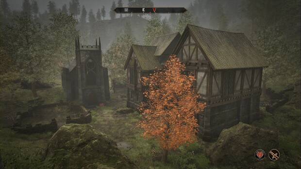 The Elder Scrolls IV: Oblivion Remastered - El Priorato de los Nueve, edificio del antiguo Priorato de los Nueve
