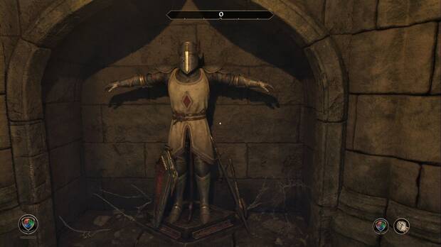 The Elder Scrolls IV: Oblivion Remastered - Reliquias del cruzado en el Priorato de los Nueve