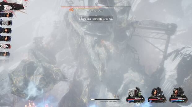 Clair Obscur: Expedition 33 - Tormenta de nieve del jefe secreto Gargant