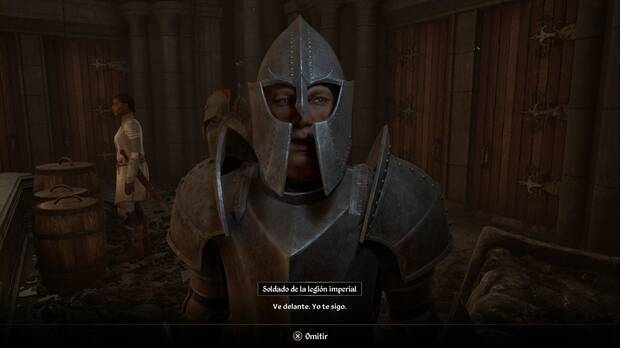 The Elder Scrolls IV: Oblivion Remastered - La batalla por el castillo de Kvatch, soldado de la legión imperial en la capilla de Akatosh