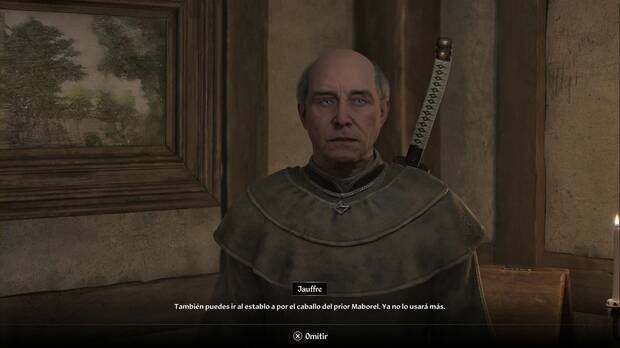 The Elder Scrolls IV: Oblivion Remastered - Priorato Weynon, Jauffre te recomienda coger un caballo