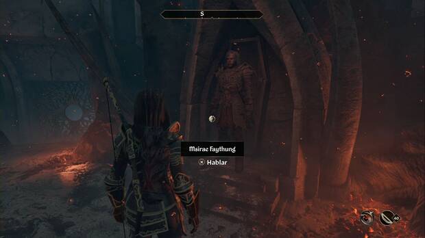 The Elder Scrolls IV: Oblivion - Desenterrar la Cuchilla de Mehrunes, Msirae Faythung en la guarida de Frathren Drothan
