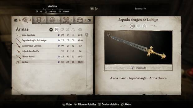 The Elder Scrolls IV: Oblivion Remastered, Espada dragón de Lainlyn