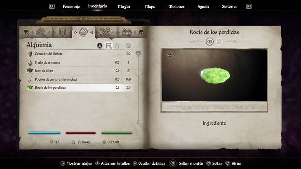 The Elder Scrolls IV: Oblivion Remastered - Como comprender la locura, Rocío de los perdidos