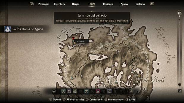 The Elder Scrolls IV: Oblivion Remastered - La fría llama de Agnon, ubicación de Clyarne en el mapa