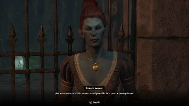 The Elder Scrolls IV: Oblivion Remastered - La reconstrucción del guardián de la puerta, Relmyna Verenim comenta cómo tu personaje mató al anterior guardián