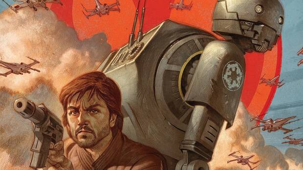 Cómic de Cassian y K-2SO de Star Wars