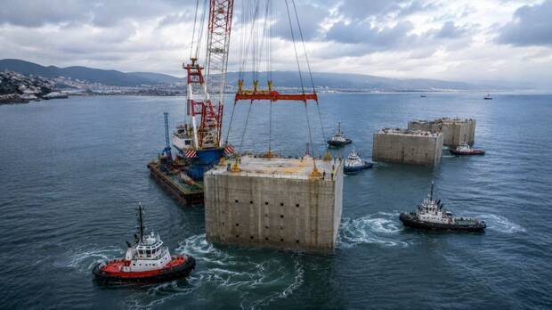 Bloques de hormig�n en Italia