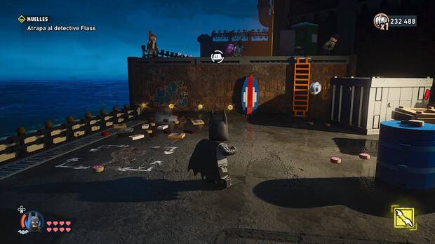 LEGO Batman: El Legado del Caballero Oscuro - Localizaci�n del trofeo de la Batcueva Tabla de surf 03 en la misi�n Nuevos comienzos