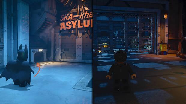 LEGO Batman: El Legado del Caballero Oscuro - Localizaci�n del dep�sito de WayneTech 02 en la misi�n Carmine Falcone