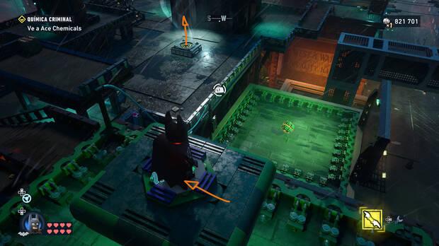 LEGO Batman: El Legado del Caballero Oscuro - C�mo resolver el puzle del acertijo de Riddler 05 en Tricorner