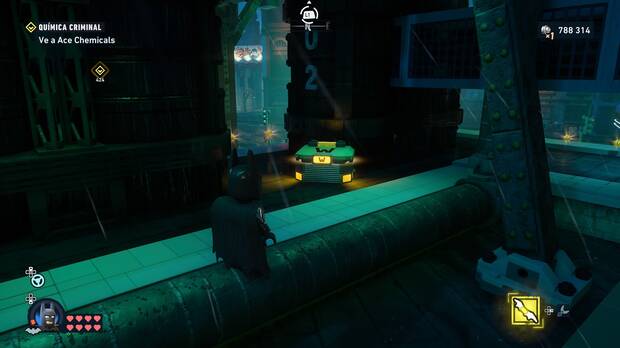 LEGO Batman: El Legado del Caballero Oscuro - D�nde encontrar y conseguir el dep�sito de WayneTech 06 en Tricorner
