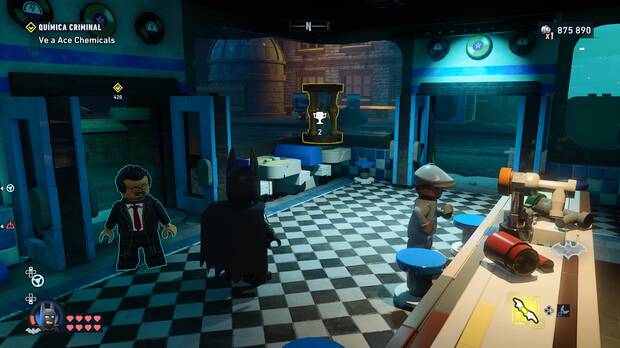 LEGO Batman: El Legado del Caballero Oscuro - D�nde encontrar el trofeo de la Batcueva Reloj de arena 08 en Tricorner