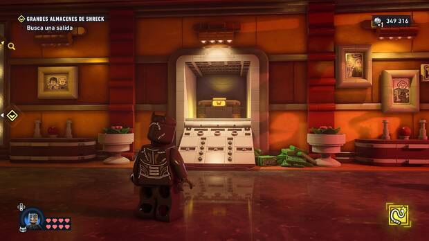 LEGO Batman: El Legado del Caballero Oscuro - Localizaci�n del dep�sito de WayneTech 01 en la misi�n Grandes almacenes de Shreck