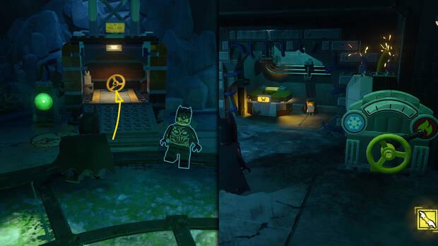 LEGO Batman: El Legado del Caballero Oscuro - Localizaci�n del dep�sito de WayneTech 04 en la misi�n El Ping�ino