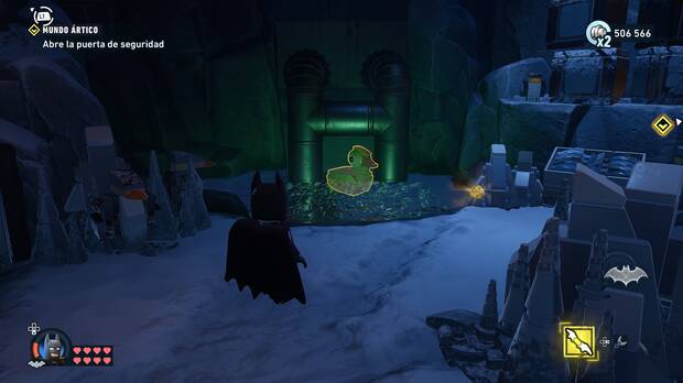 LEGO Batman: El Legado del Caballero Oscuro - Localizaci�n del trofeo de la Batcueva Pato de goma 02 en la misi�n El Ping�ino
