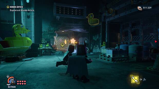LEGO Batman: El Legado del Caballero Oscuro - Localizaci�n del trofeo de la Batcueva Pato de goma 03 en la misi�n El Ping�ino