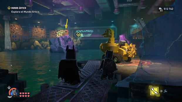 LEGO Batman: El Legado del Caballero Oscuro - Localizaci�n del trofeo de la Batcueva Pato de goma 04 en la misi�n El Ping�ino
