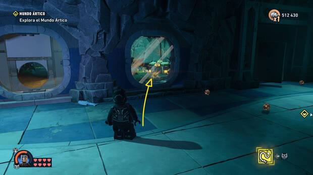 LEGO Batman: El Legado del Caballero Oscuro - Localizaci�n del dep�sito de WayneTech 02 en la misi�n El Ping�ino