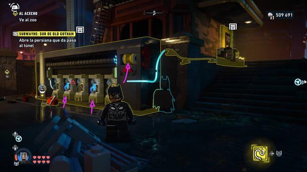 LEGO Batman: El Legado del Caballero Oscuro - D�nde encontrar y c�mo desbloquear el SubWayne de Sur de Old Gotham