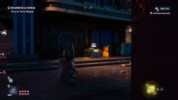 LEGO Batman: El Legado del Caballero Oscuro - D�nde encontrar y conseguir el dep�sito de WayneTech 01 en Sur de Old Gotham
