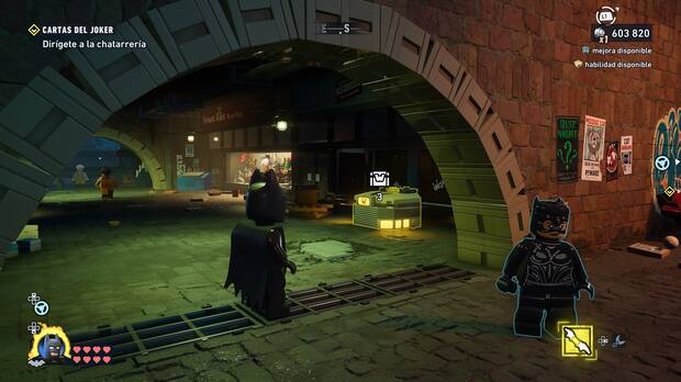 LEGO Batman: El Legado del Caballero Oscuro - D�nde encontrar y conseguir el dep�sito de WayneTech 14 en Sur de Old Gotham