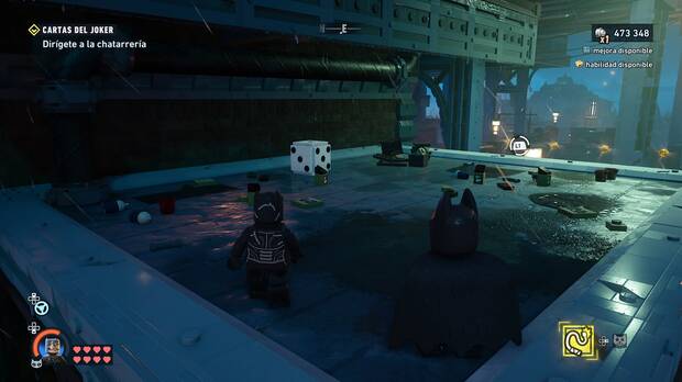 LEGO Batman: El Legado del Caballero Oscuro - D�nde encontrar el trofeo de la Batcueva Dado 02 en Sur de Old Gotham