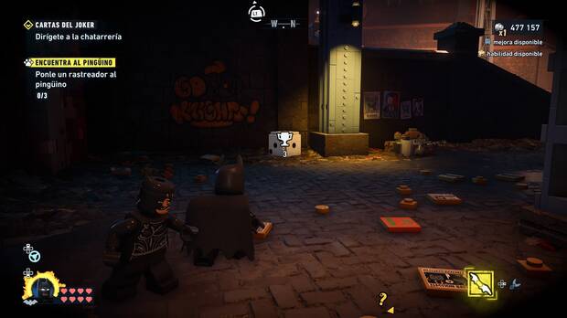 LEGO Batman: El Legado del Caballero Oscuro - D�nde encontrar el trofeo de la Batcueva Dado 04 en Sur de Old Gotham