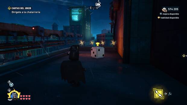 LEGO Batman: El Legado del Caballero Oscuro - D�nde encontrar el trofeo de la Batcueva Dado 05 en Sur de Old Gotham