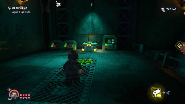LEGO Batman: El Legado del Caballero Oscuro - Localizaci�n del dep�sito de WayneTech 04 en la misi�n La Banda de la Capucha Roja