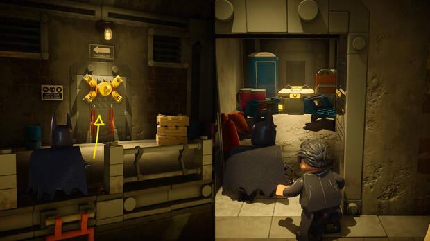 LEGO Batman: El Legado del Caballero Oscuro - Localizaci�n del dep�sito de WayneTech 05 en la misi�n La Banda de la Capucha Roja