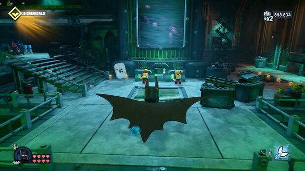 LEGO Batman: El Legado del Caballero Oscuro - Localizaci�n del trofeo de la Batcueva As 01 en la misi�n La Banda de la Capucha Roja