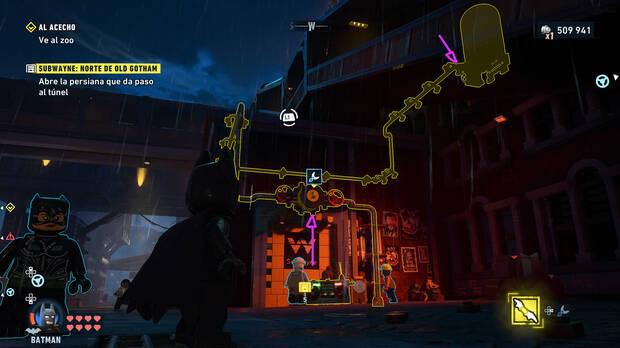 LEGO Batman: El Legado del Caballero Oscuro - D�nde encontrar y c�mo desbloquear el subwayne de Norte de Old Gotham