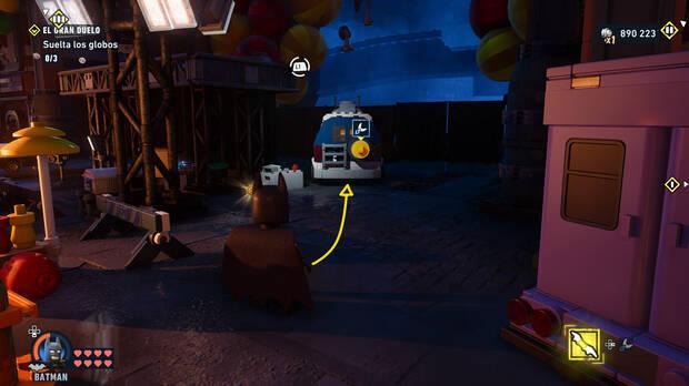 LEGO Batman: El Legado del Caballero Oscuro - Localizaci�n del dep�sito de WayneTech 04 en la misi�n Joker