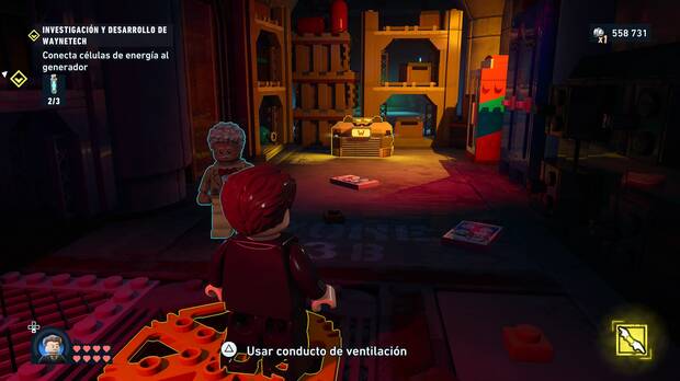 LEGO Batman: El Legado del Caballero Oscuro - D�nde encontrar y conseguir el dep�sito de WayneTech 01 en Norte de Old Gotham