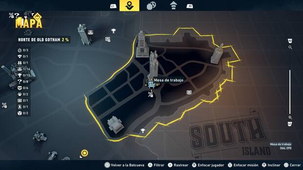 LEGO Batman: El Legado del Caballero Oscuro - Localizaci�n en el mapa del dep�sito de WayneTech 01 en Norte de Old Gotham