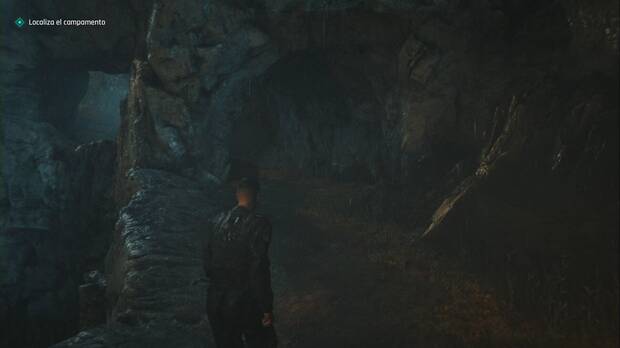 007 First Light - Contra todo pron�stico, cueva a la izquierda de Bond al subir por un saliente tras los tutoriales de traves�a