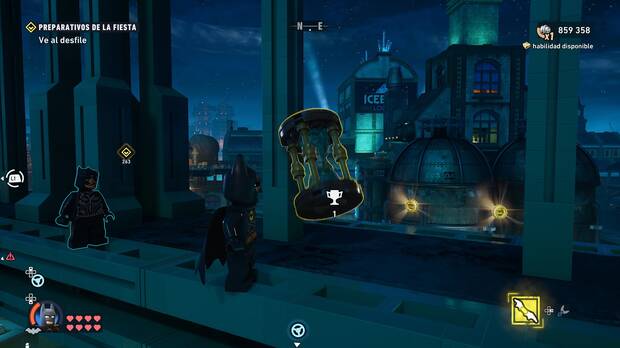 LEGO Batman: El Legado del Caballero Oscuro - D�nde encontrar el trofeo de la Batcueva Reloj de arena 09 en Tricorner