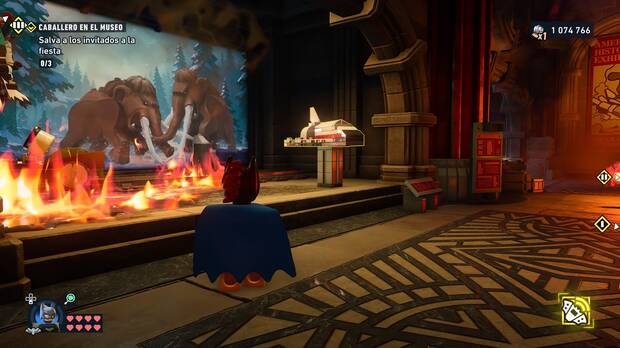 LEGO Batman: El Legado del Caballero Oscuro - Localizaci�n del trofeo de la Batcueva Nave espacial 01 en la misi�n Luci�rnaga