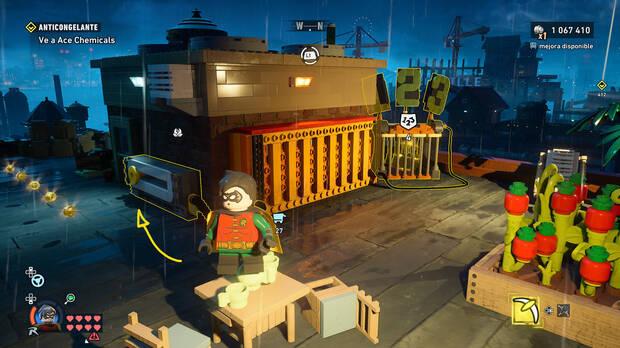 LEGO Batman: El Legado del Caballero Oscuro - C�mo resolver el puzle del acertijo de Cluemaster 02 en Tricorner