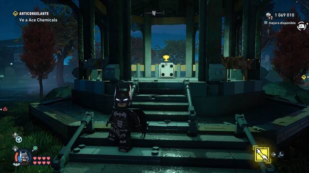 LEGO Batman: El Legado del Caballero Oscuro - D�nde encontrar el trofeo de la Batcueva Dado 08 en Sur de Old Gotham