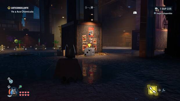 LEGO Batman: El Legado del Caballero Oscuro - D�nde encontrar el trofeo de la Batcueva Dado 09 en Sur de Old Gotham