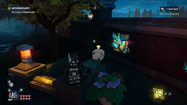 LEGO Batman: El Legado del Caballero Oscuro - D�nde encontrar el trofeo de la Batcueva Dado 10 en Sur de Old Gotham
