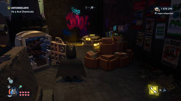 LEGO Batman: El Legado del Caballero Oscuro - D�nde encontrar y conseguir el dep�sito de WayneTech 15 en Sur de Old Gotham