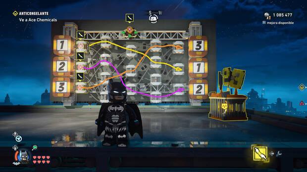 LEGO Batman: El Legado del Caballero Oscuro - C�mo resolver el puzle del acertijo de Cluemaster 02 en Sur de Old Gotham