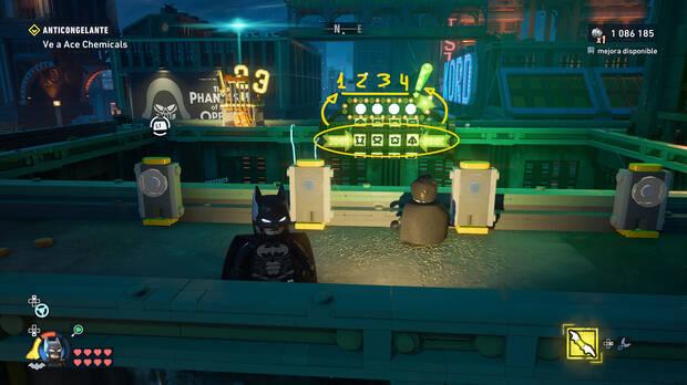 LEGO Batman: El Legado del Caballero Oscuro - C�mo resolver el puzle del acertijo de Cluemaster 03 en Sur de Old Gotham