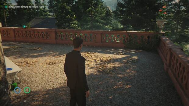 007 First Light - Todo el tiempo del mundo; ubicación del As de bellotas en un mirador de la zona a la que llegas al subir las escaleras desde el aparcamiento