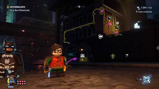LEGO Batman: El Legado del Caballero Oscuro - D�nde encontrar y conseguir el dep�sito de WayneTech 13 en Norte de Old Gotham